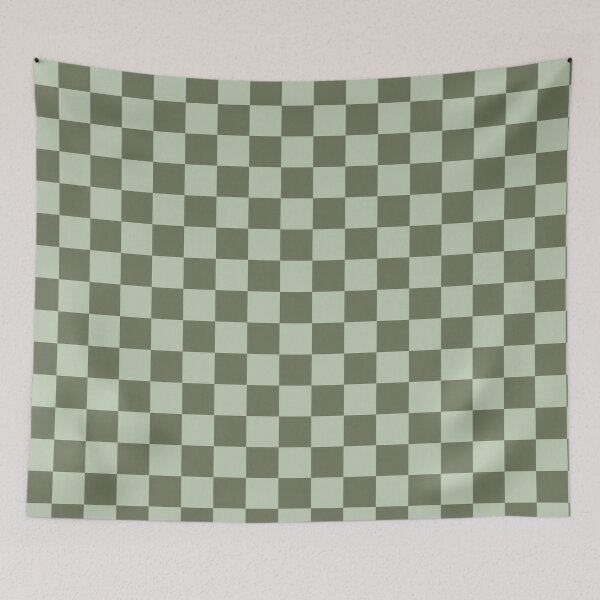 Item preview, Green Checkers Print All Over designed and sold by Feeling Artsy.