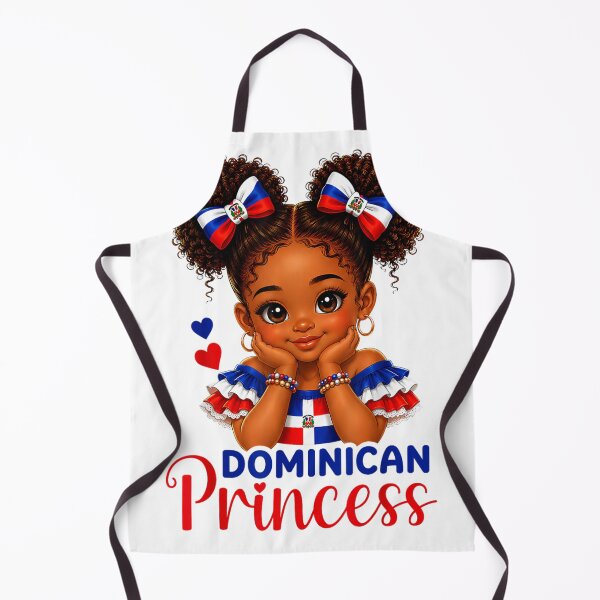 Item preview, Dominican Princess Dominican Republic Girls Dominicana Flag designed and sold by Crookedorbit ⭐⭐⭐⭐⭐ .