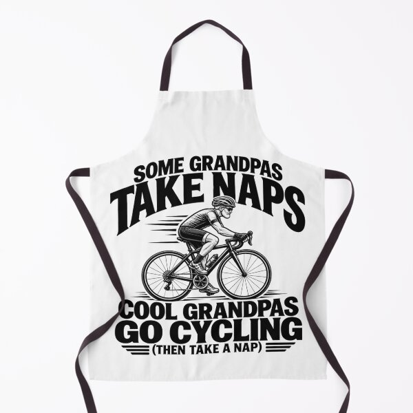 Item preview, Some Grandpas Take Naps Cool Grandpas Go Cycling Funny Grandpa Bicycle Humor designed and sold by 76Valeria.