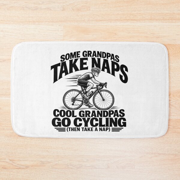 Item preview, Some Grandpas Take Naps Cool Grandpas Go Cycling Funny Grandpa Bicycle Humor designed and sold by 76Valeria.