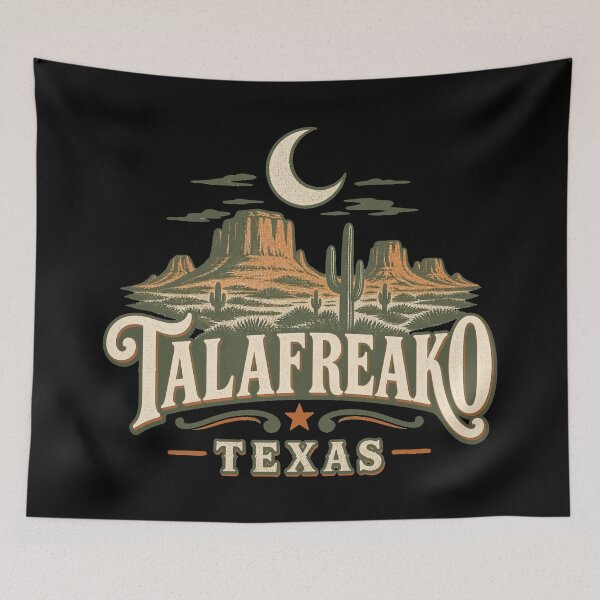 Item preview, Talafreako Texas Desert Moon Vintage Western Design designed and sold by Uglyandcute.