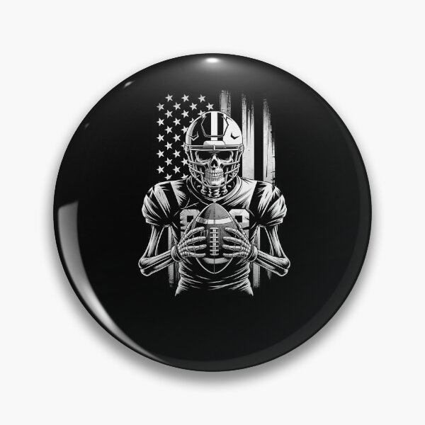 Item preview, Skeleton Football Player Number 99 American Flag Distressed Sports Horror Apparel designed and sold by slmfams.