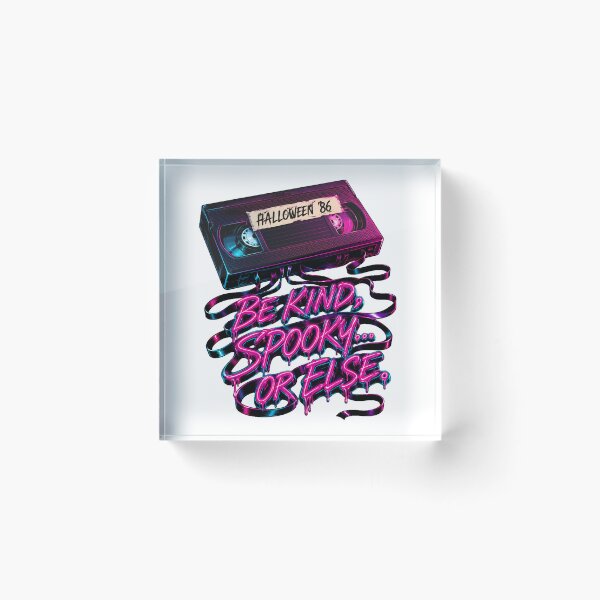 Item preview, Spooky VHS Cassette Tape Eighties Horror Fan designed and sold by chattsuede.