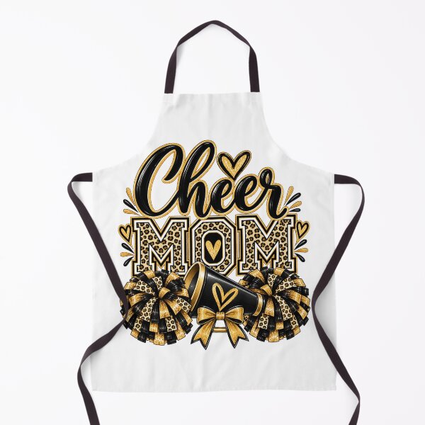 Item preview, Cheer Mom with heart, pom-poms & megaphone  designed and sold by Her2Harmony.