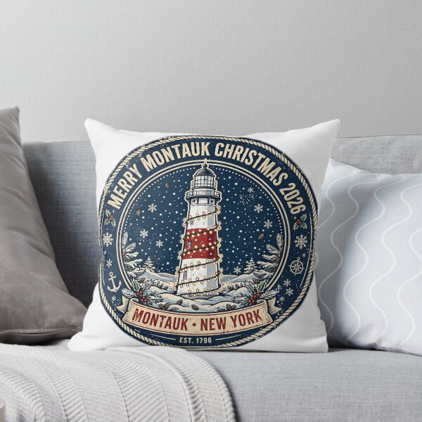 Item preview, Camiseta Feliz Navidad Montauk 2026 - Camiseta navideña vintage con faro designed and sold by FitEnvy.