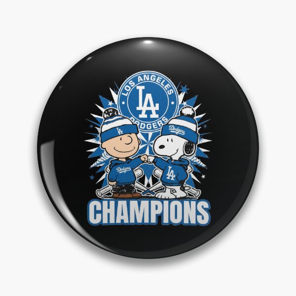 Item preview, Los Angeles Dodgers Champions Charlie Brown Snoopy Fist Bump designed and sold by Dravienart.