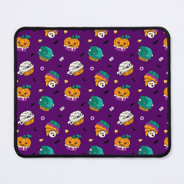Item preview, Cute Kawaii Halloween Cupcakes Pattern designed and sold by About You Studio.