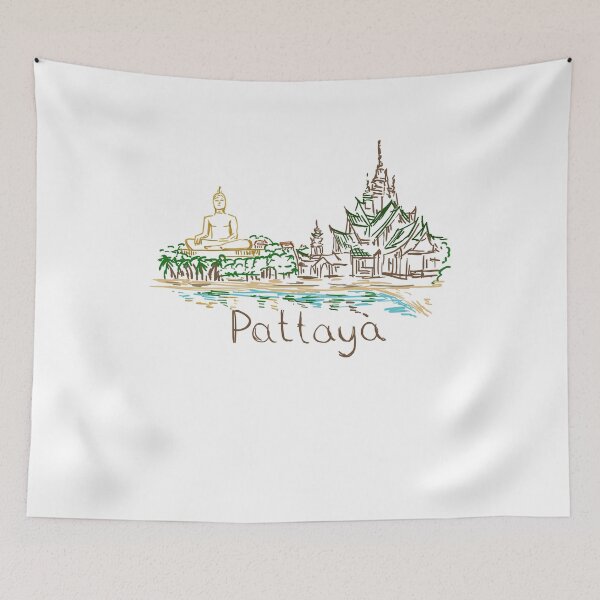 Artikelvorschau, Pattaya Thailand Souvenir Geschenk für Touristen entworfen und verkauft von MichaeIRellov.