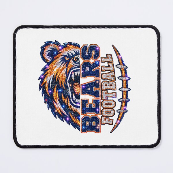 Item preview, Chicago Football Bears Bling Rhinestone Sparkly Graphic designed and sold by DYALEEZ-XCR.