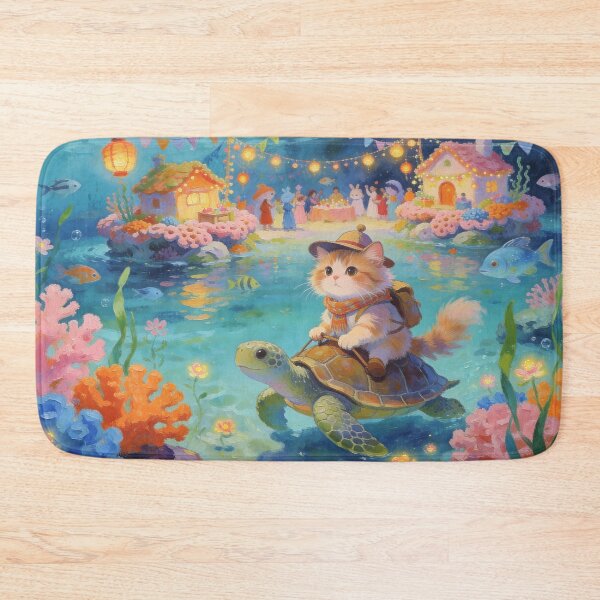Item preview, The Seaside Village Beneath the Waves designed and sold by BlareBlare.