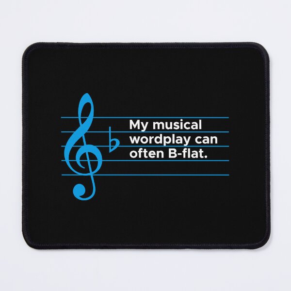 Item preview, b flat - Music Pun designed and sold by Vector-Artist.