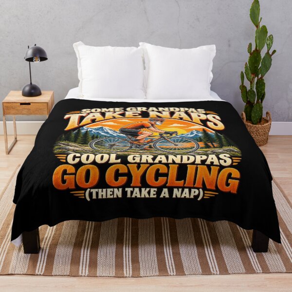 Item preview, Some Grandpas Take Naps Cool Grandpas Go Cycling Funny Grandpa Bicycle Humor designed and sold by 76Valeria.