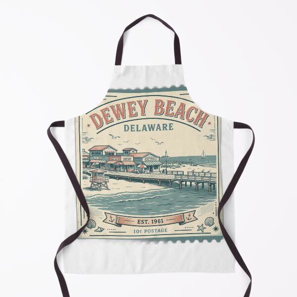 Item preview, Dewey Beach DE Shirt - Vintage Postage Stamp Souvenir Tee designed and sold by FitEnvy.