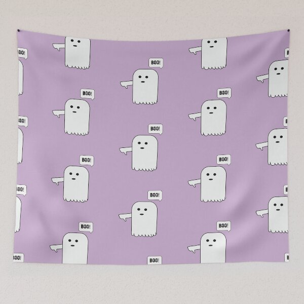 Item preview, Cute Ghost BOO Halloween Minimalist Design designed and sold by Mdjahirulsk.