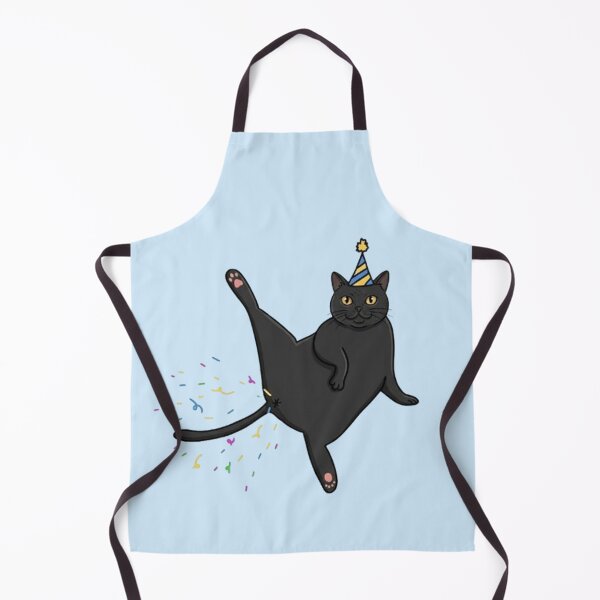 Item preview, Funny Black Cat Farting Confetti Happy Birthday designed and sold by PetalsPaws.