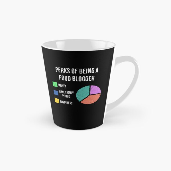 Item preview, Perks of Being a Food Blogger Funny Pie Chart designed and sold by d247.
