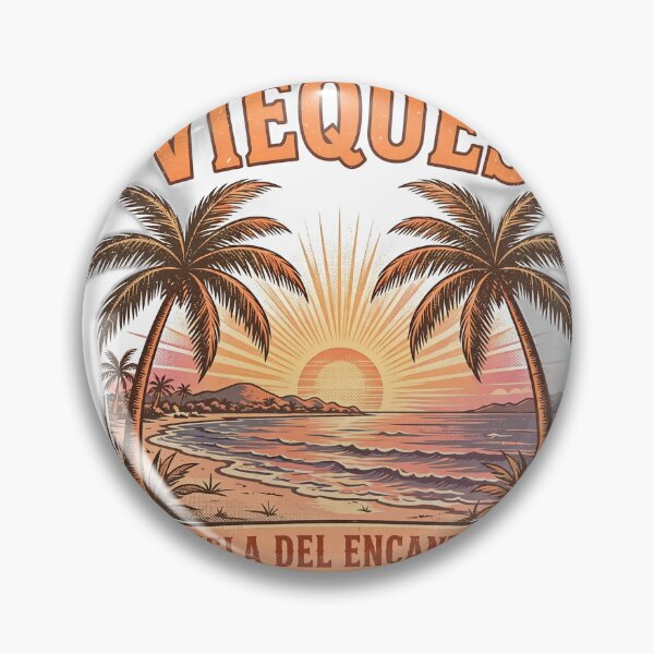 Artikelvorschau, Vieques Puerto Rico Shirt - Isla Del Encanto Vintage Reiseplakat T-Shirt entworfen und verkauft von FitEnvy.