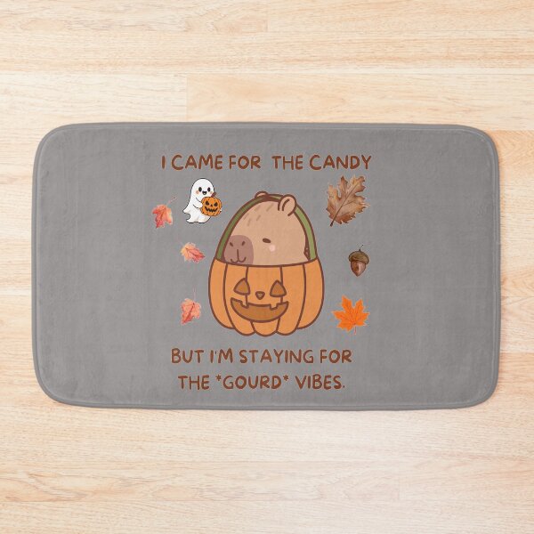 Item preview, Cute Capybara Halloween - Staying For The Gourd Vibes designed and sold by Ahmed Boss.