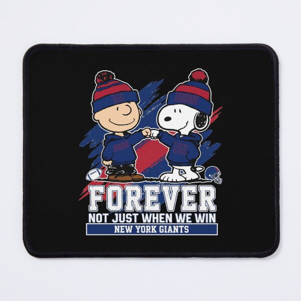 Item preview, Forever Not Just When We Win New York Giants Charlie Brown Snoopy designed and sold by Dravienart.