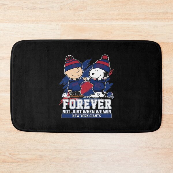 Item preview, Forever Not Just When We Win New York Giants Charlie Brown Snoopy designed and sold by Dravienart.