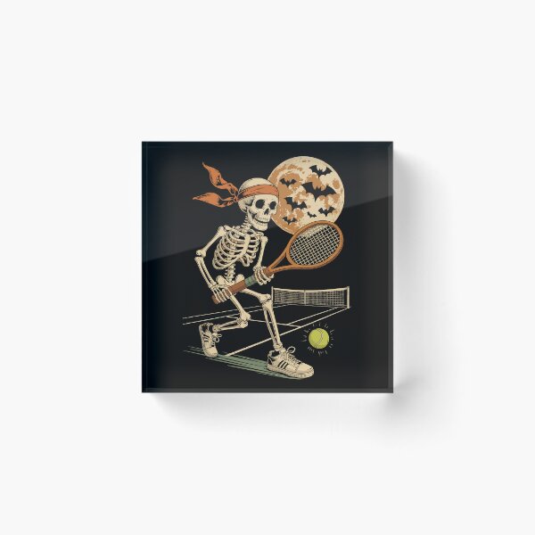 Item preview, Skeleton Playing Tennis at Night designed and sold by jkrphoto.