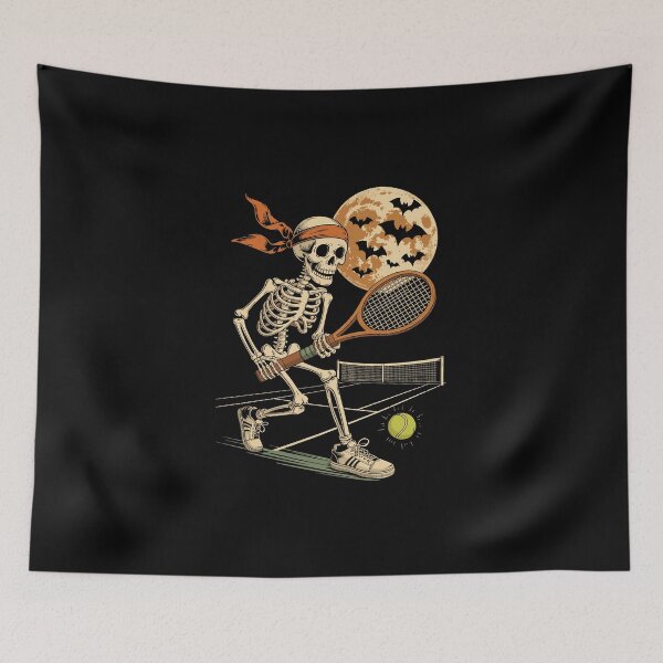 Item preview, Skeleton Playing Tennis at Night designed and sold by jkrphoto.