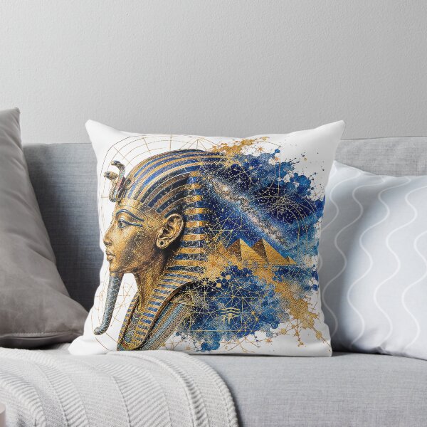 Artikelvorschau, Der altägyptische Pharao König Tutanchamun – Heilige Geometrie in der Kunst entworfen und verkauft von Nubian Style.