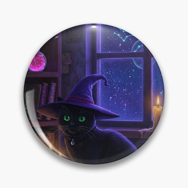 Item preview, Magical Black Cat designed and sold by Chiknook.