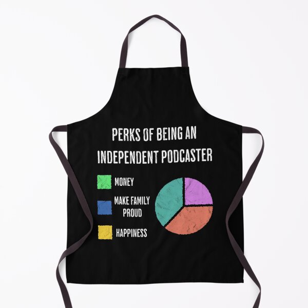 Item preview, Independent Podcaster Perks Funny Pie Chart designed and sold by d247.