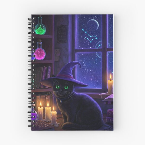 Item preview, Magical Black Cat designed and sold by Chiknook.