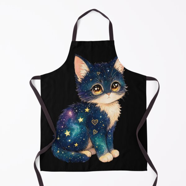Item preview, Cosmic Galaxy Starry Night Kitten designed and sold by Pure Craft.