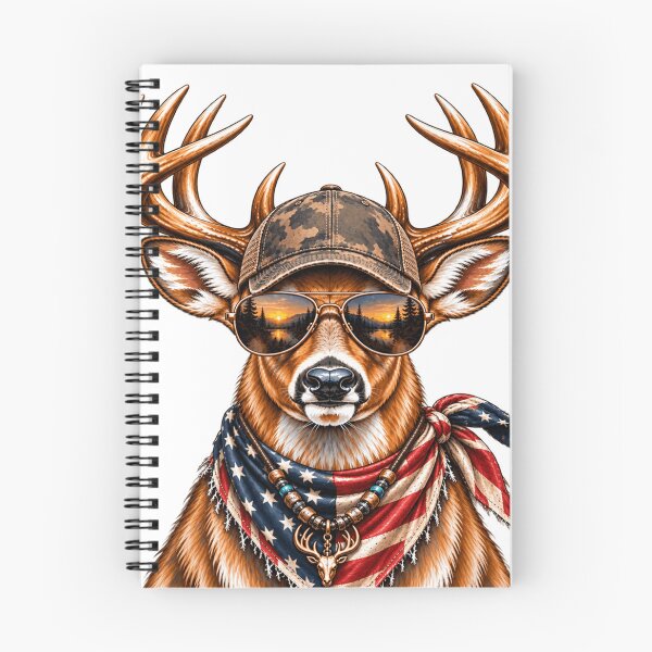 Item preview, Glamorous Deer Jeweled Glasses Pearl Necklace Stylish Buck Wildlife Art designed and sold by 76Valeria.