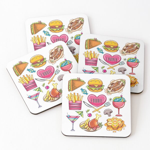 Item preview, Foodie Love (on White) designed and sold by PawsitiveMum3.