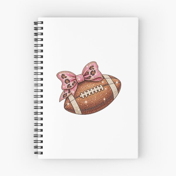 Item preview, Gameday Glam Sparkly Rhinestone Football With Pink Leopard Bow designed and sold by DYALEEZ-XCR.