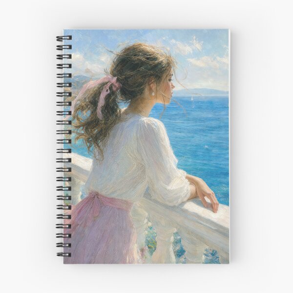 Item preview, Young Girl Staring at the Blue Ocean designed and sold by Maria Dryfhout.
