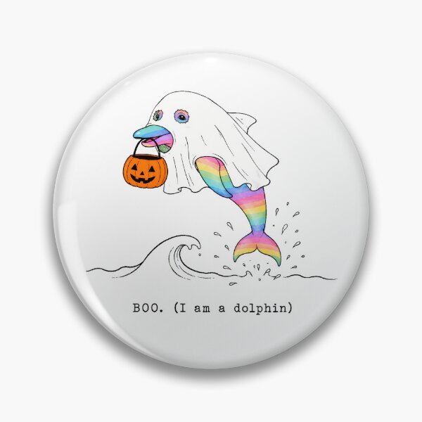 Item preview, Rainbow Dolphin Ghost Costume Halloween Trick Or Treat designed and sold by chattsuede.