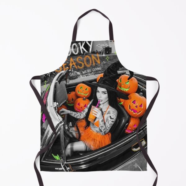 Item preview, SP00KY‑R1D3 H4UNT‑DR1FT: The Witch‑Car Rebel Running Full Pumpkin‑Lore Voltage designed and sold by Print Fiction.