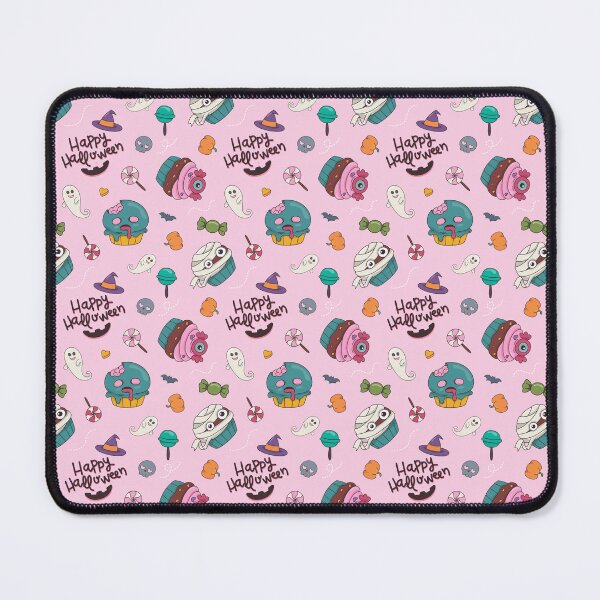 Item preview, Cute Kawaii Halloween Cupcakes Pattern designed and sold by About You Studio.