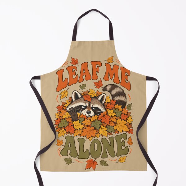 Item preview, Leaf Me Alone - Funny Autumn Raccoon designed and sold by MagicTheDog.