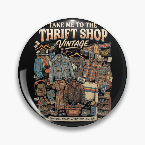Item preview, Take Me to The Thrift Shop Vintage designed and sold by Zbixu.