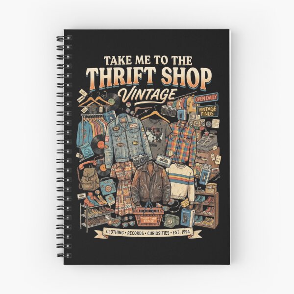 Item preview, Take Me to The Thrift Shop Vintage designed and sold by Zbixu.