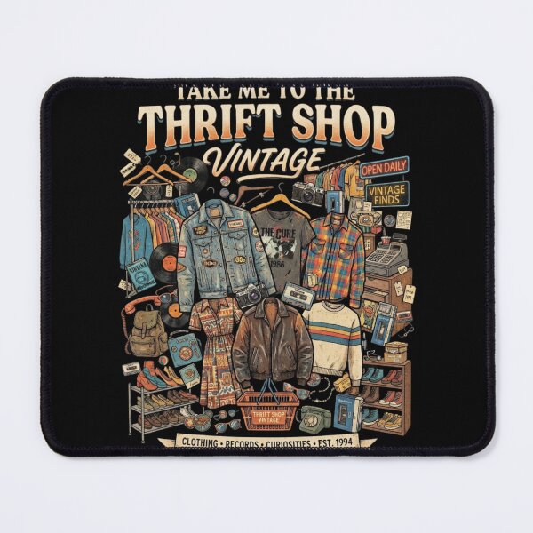 Item preview, Take Me to The Thrift Shop Vintage designed and sold by Zbixu.