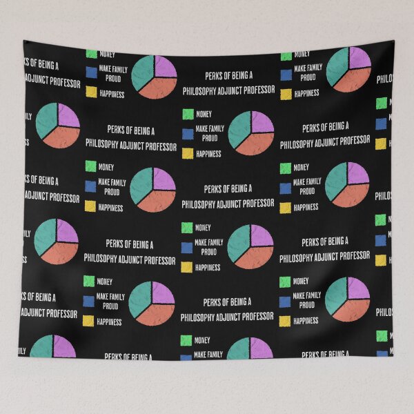 Item preview, Philosophy Adjunct Professor Perks Pie Chart designed and sold by d247.