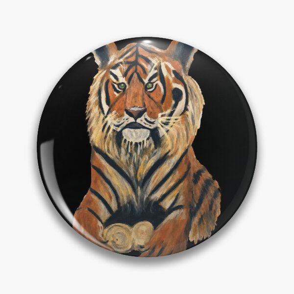 Item preview, Painted Bengal Tiger Portrait designed and sold by FREENATION2026.