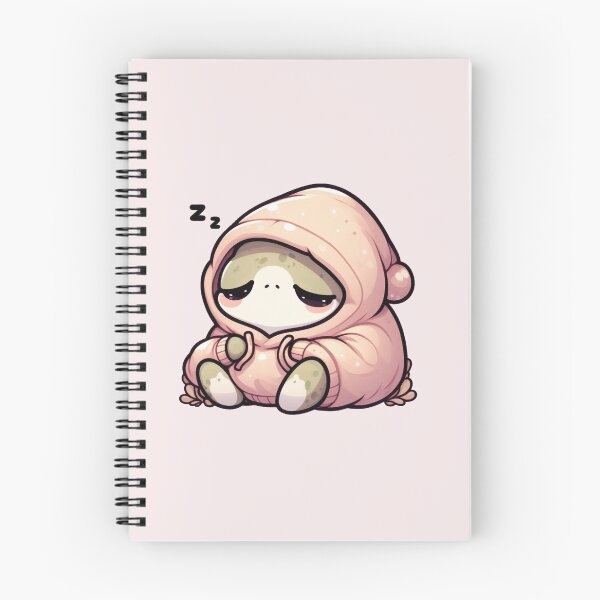 Item preview, Sleepy Frog in Cozy Pink Hood Cute Kawaii Frog Pajamas designed and sold by Safe Haven Pets.