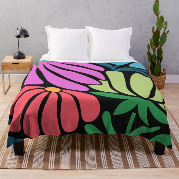 Item preview, Boho Pink Flowers And Leaves Abstract Art Design designed and sold by DEC02.