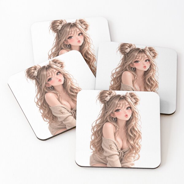 Item preview, Anime Girl with Twin Buns designed and sold by GRFORA.