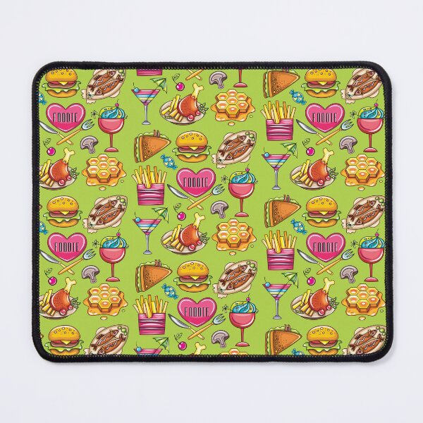 Item preview, Foodie Love (on Green) designed and sold by PawsitiveMum3.