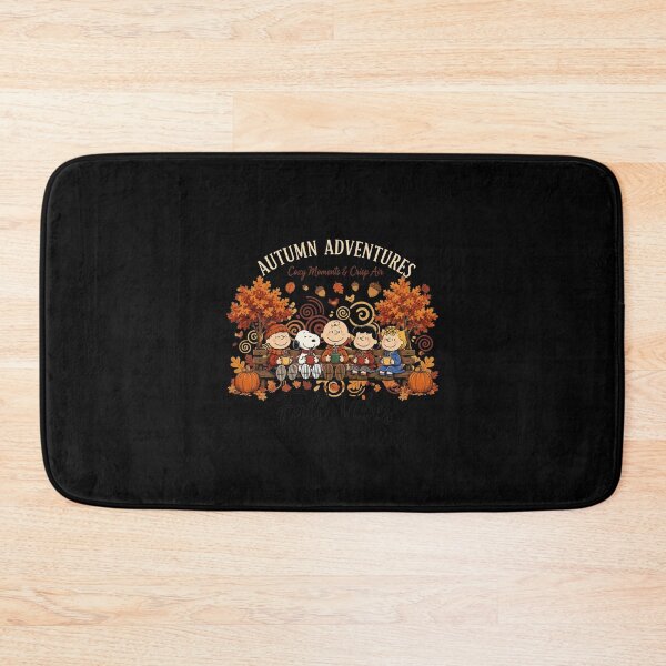 Item preview, Peanuts Autumn Adventures Cozy Moments Fall Vibes Friends Bench designed and sold by Dravienart.