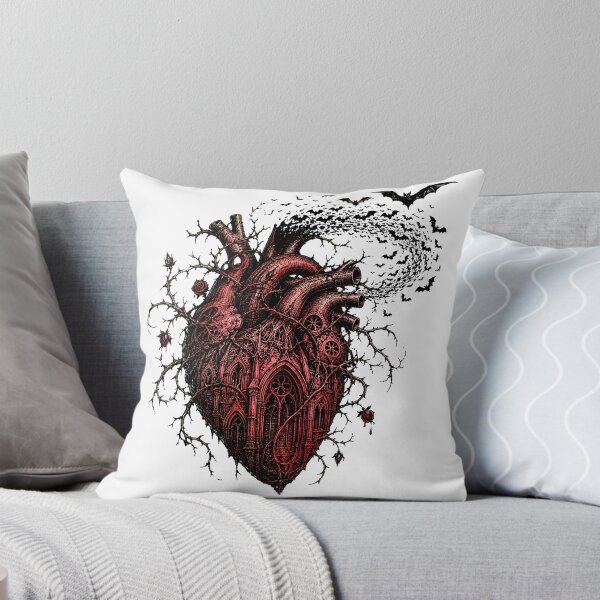 Item preview, Gothic Cathedral Anatomical Heart Steampunk Dark Rose designed and sold by chattsuede.